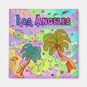 Íman Ímã de Destino de Férias de Los Angeles