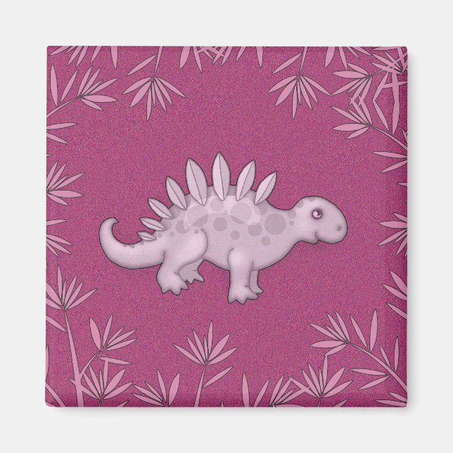 Íman Ímã de Dinossauro Fofo (Frente)