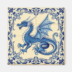 Íman ímã de dragão do céu safira