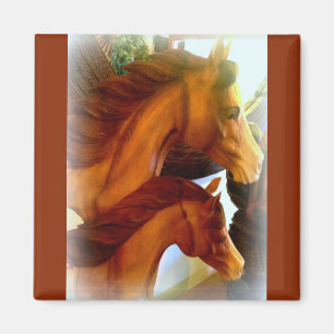 Íman ímã de égua e pônei