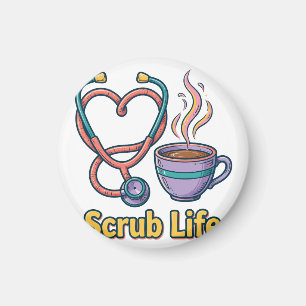 Íman Ímã de Enfermeira Vida de Scrubs