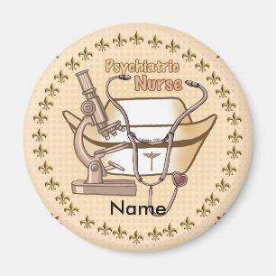 Íman ímã de Enfermeiro Psiquiátrico Personalizado