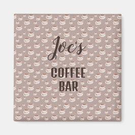 Íman Ímã de Estação de Café Personalizada