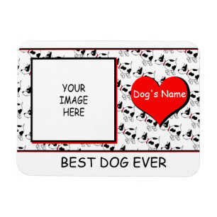 Íman Ímã de Estimação Personalizável Melhor Cachorro do