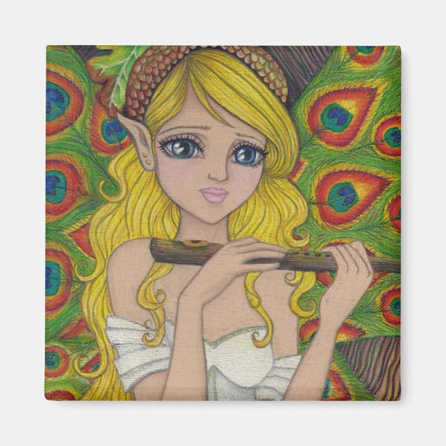 Íman ímã de fada de carvalho (Frente)