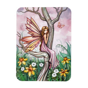 Íman Ímã de Fada de Flor de Narciso de Primavera