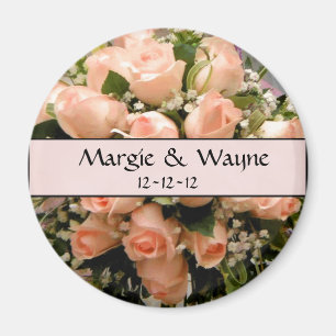 ÍMAN ÍMÃ DE FAVOR DE CASAMENTO ROSA ELEGANTE