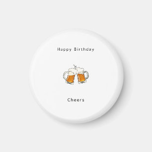 Íman Ímã de Feliz Aniversário, Cheers cerveja