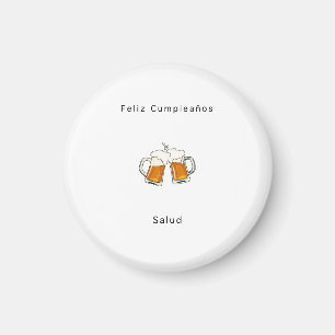Íman Ímã de feliz aniversário, presente de aniversário 