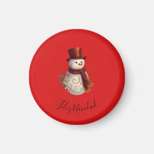 Íman Ímã de Feliz Natal - Feliz Navidad