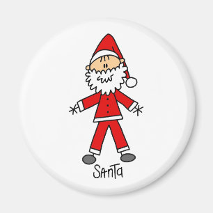 Íman Ímã de Figura de Palito do Papai Noel
