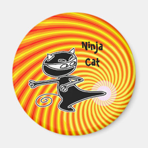 Íman Ímã de Firekick do gato de Ninja