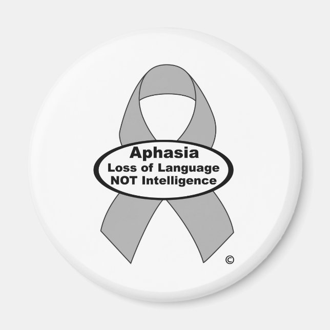 Íman Ímã de Fita Silver Aphasia (Frente)