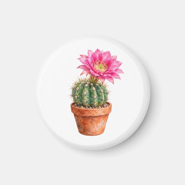 Íman Ímã de Flor de Cacto (Frente)