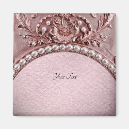 Íman Ímã de Flor Rosa