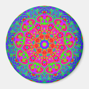 Íman Ímã de florescência do estilo da mandala da flo