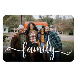 Íman Ímã de Foto com Fonte de Família