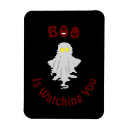 Íman Ímã de Foto de Halloween | O Boo Está Te Observand