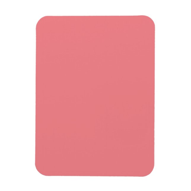 Íman Ímã de Foto Flexível | Acento Decorativo Rosa (Vertical)
