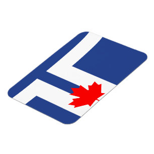 Íman Ímã de foto flexível com a bandeira de Toronto, Ca