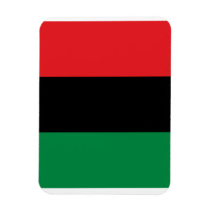 Íman Ímã de Foto Flexível da Bandeira Pan-Africana