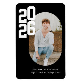 Íman Ímã de Foto Flexível de Formatura Preto Tipo Negri