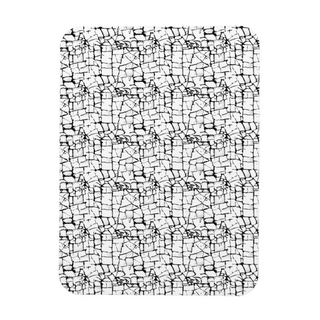 Íman Ímã de Foto Flexível | Decoração com Padrão Mosaic (Vertical)