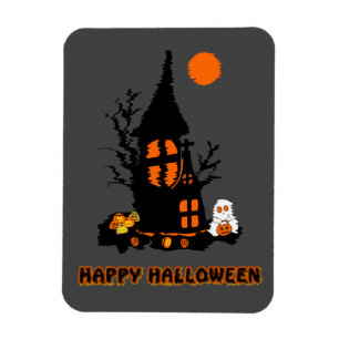 Íman Ímã de Foto Flexível   Feliz Halloween