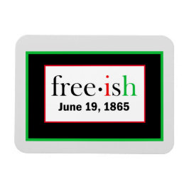 Íman Ímã de Foto Flexível Juneteenth Grátis