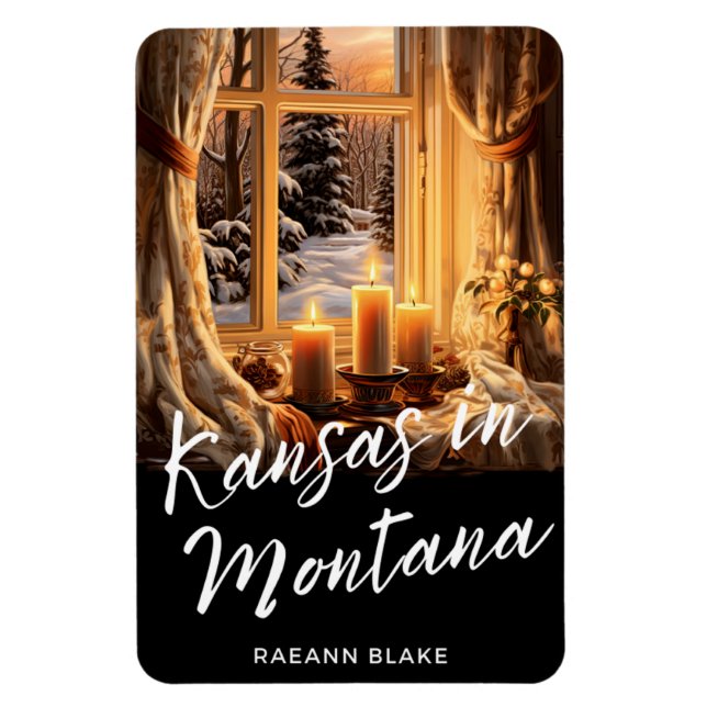 Íman Ímã de Foto Flexível Kansas em Montana (Vertical)