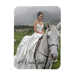 Íman Ímã de Foto Flexível #VowsAndWow