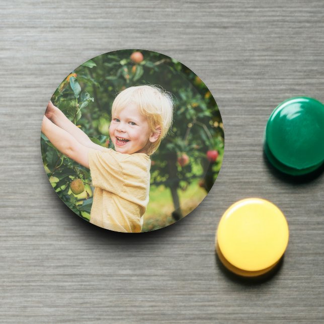 Íman Ímã de Foto Infantil Simples Minimalista (Criador carregado)