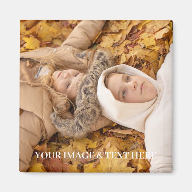 Íman Ímã de Foto Personalizado (Frente)