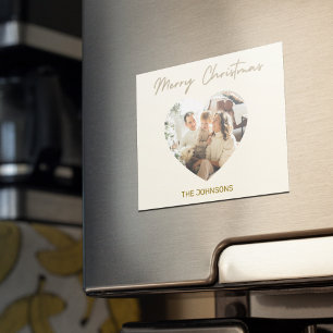 Íman Ímã de Foto Personalizado de Natal Feliz