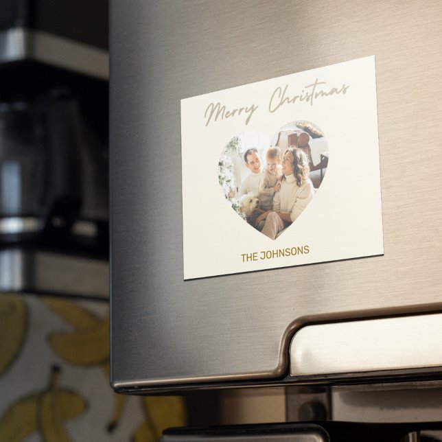 Íman Ímã de Foto Personalizado de Natal Feliz (Criador carregado)