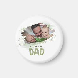 Íman Ímã de Foto Personalizado do Dia dos Pais