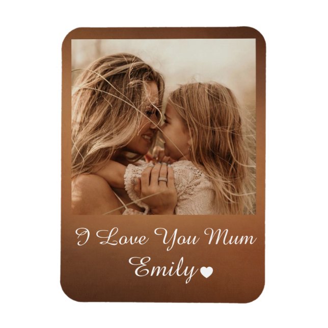 Íman Ímã de Foto Personalizado Presente do Dia das Mães (Vertical)