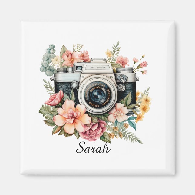 Íman Ímã de Fotógrafo Personalizado (Frente)
