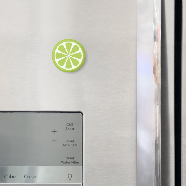 Íman Ímã de Fruta Verde Fatia de Limão Verão (In Situ (Fridge))