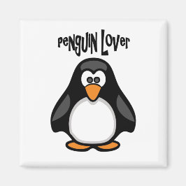 Íman Ímã de Geladeira Amante de Pinguim