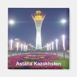 Íman Imã de geladeira Astana Cazaquistão Viagem Souveni