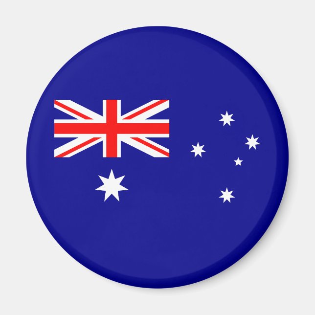 Íman Ímã de Geladeira Bandeira Patriótica Australiana (Frente)