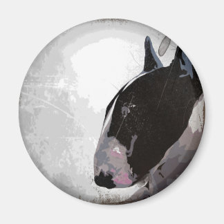 Íman Imã de geladeira Bull Terrier em Inglês urbano