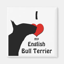 Íman Imã de geladeira Bull Terrier Inglês