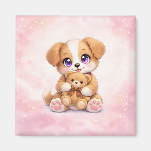 Íman Ímã de Geladeira Cachorrinho Kawaii