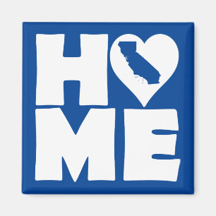 Íman Ímã de Geladeira California Home Heart State