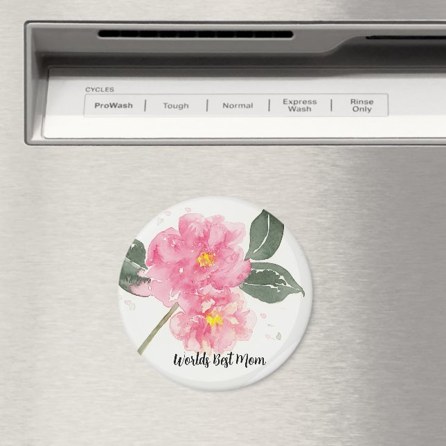 Íman Imã de geladeira Camelia Worlds Melhor Mãe (In Situ (Dishwasher))