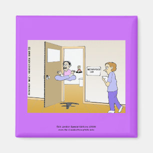 Íman Ímã de Geladeira Cartoon Clássico Laboratório de M