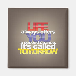 Íman Imã de geladeira com citações inspiradoras