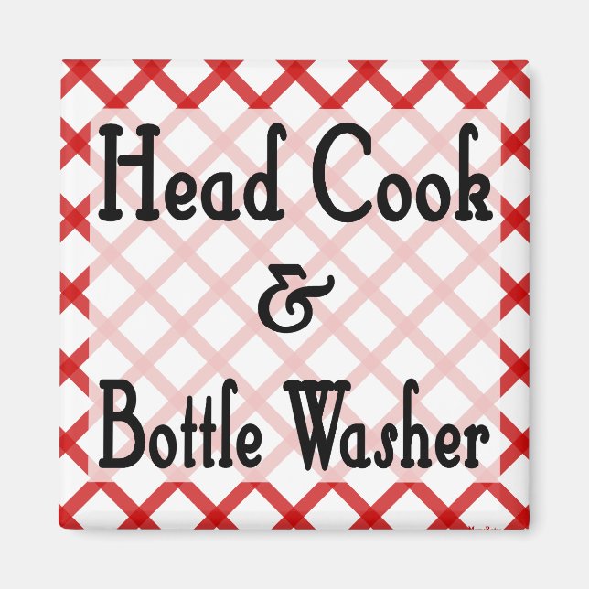 Íman Ímã de Geladeira com Dito Popular de Cozinha 'Cozi (Frente)
